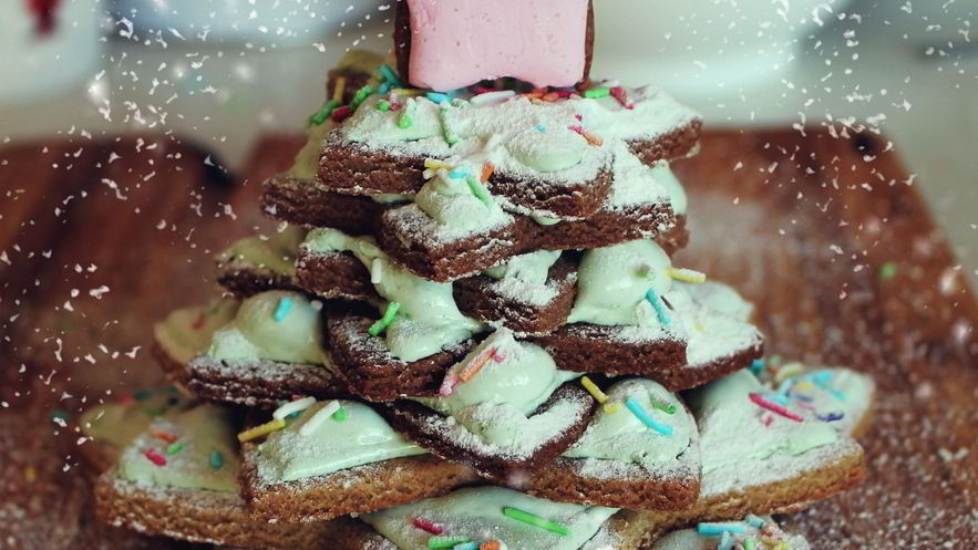 Рецепт мятной пряничной елки