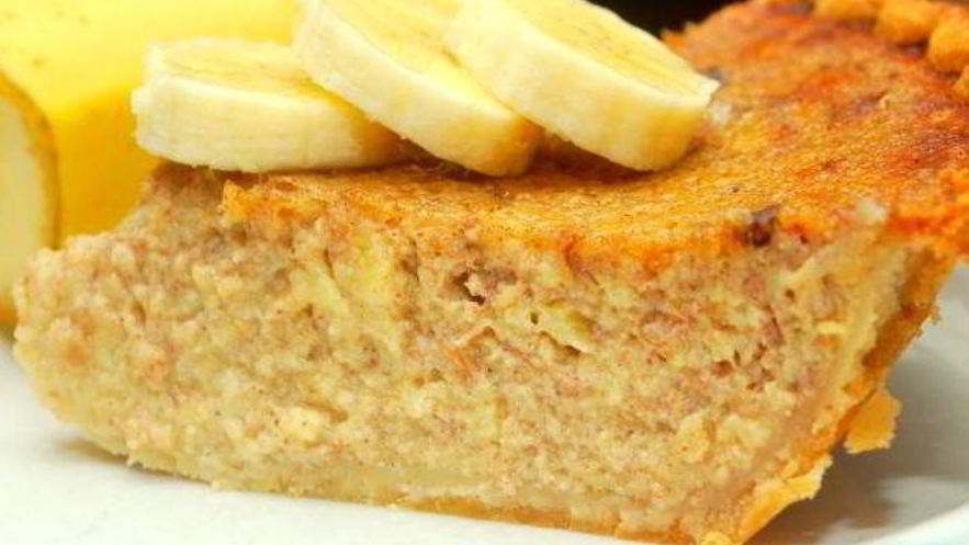 Рецепт постной коврижки с медом и бананом