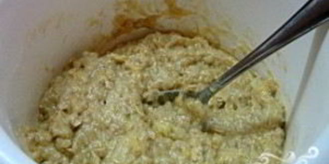 Рецепт постной коврижки с медом и бананом