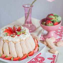 Рецепт Французской клубничной шарлотки