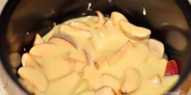 Рецепт шарлотки для мультиварки