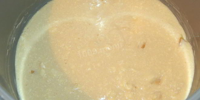 Рецепт шарлотки на кефире в мультиварке