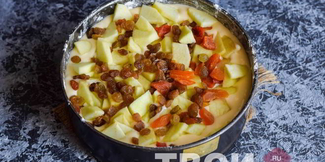 Рецепт шарлотки на кефире