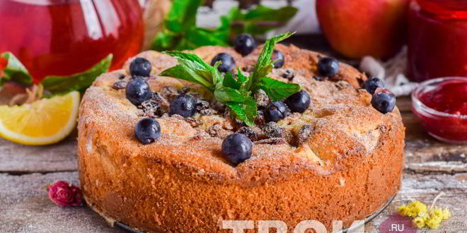 Рецепт шарлотки на кефире