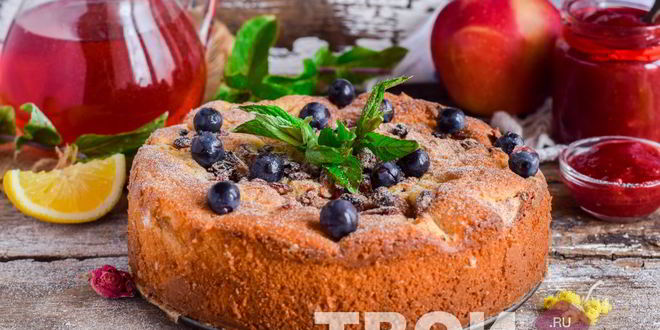 Рецепт шарлотки на кефире