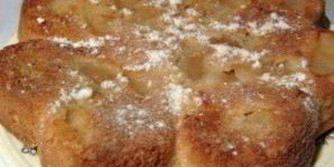 Рецепт шарлотки на маргарине с яблоками