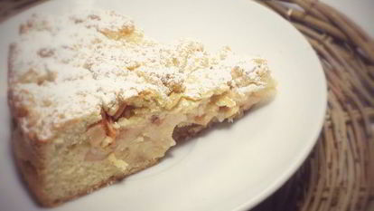 Рецепт Шарлотки на песочном тесте