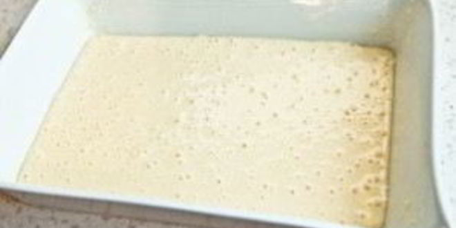 Рецепт шарлотки на простокваше с яблоками