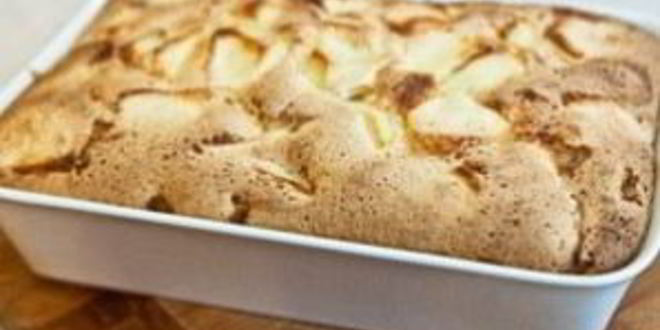 Рецепт шарлотки на простокваше с яблоками