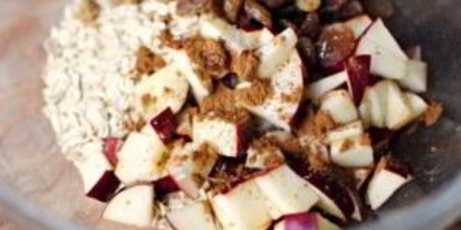 Рецепт шарлотки с овсянкой