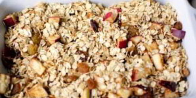 Рецепт шарлотки с овсянкой