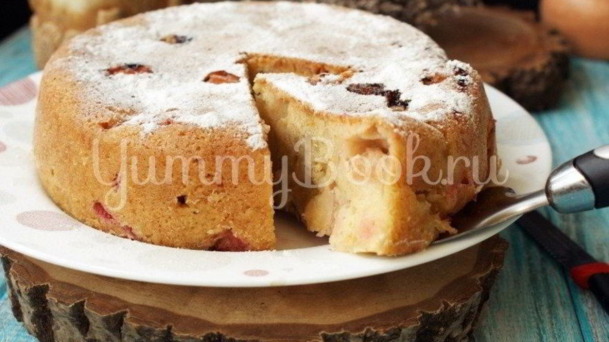 Рецепт шарлотки с ревенем в мультиварке