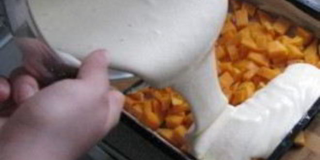 Рецепт шарлотки с тыквой