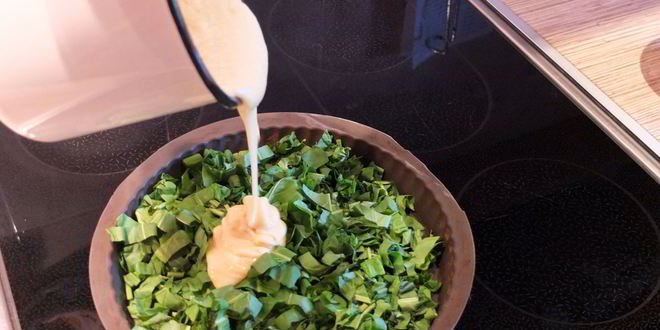 Рецепт шарлотки со щавелем