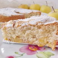 Рецепт Шарлотки в духовке с яблоками