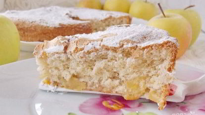 Рецепт Шарлотки в духовке с яблоками