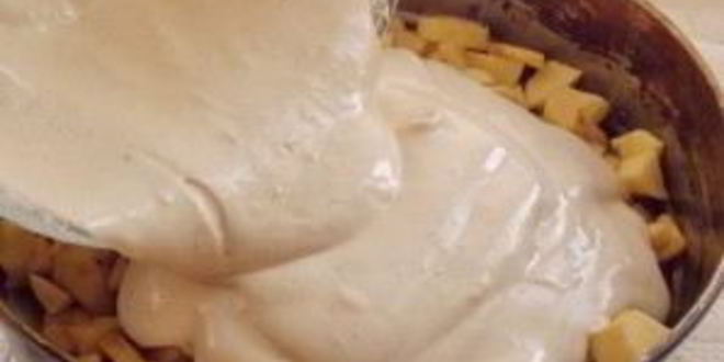 Рецепт шарлотки в духовке с яблоками