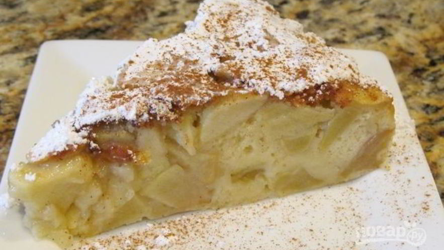 Рецепт теста на шарлотку с яблоками