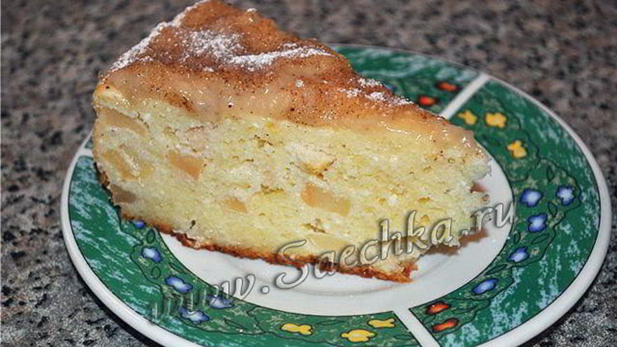 Рецепт творожной шарлотки