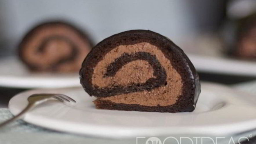 Рецепт шоколадного рулета