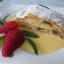 Рецепт Австрийского яблочного штруделя