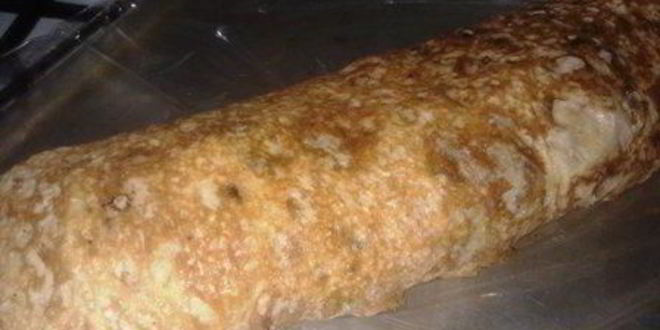 Рецепт быстрого штруделя из лаваша с грушей