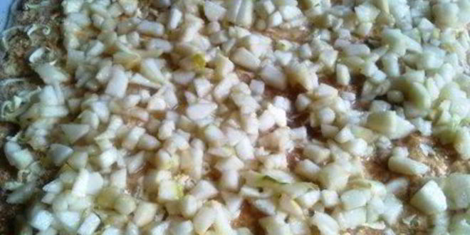 Рецепт быстрого штруделя из лаваша с грушей