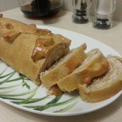 Рецепт Мяса-капустного штрудель из кабачкового теста