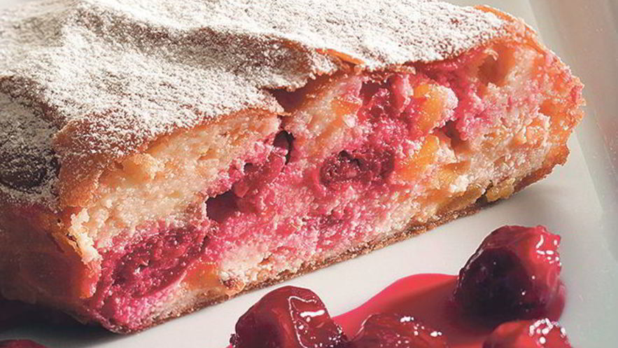 Рецепт немецкого штруделя с творогом