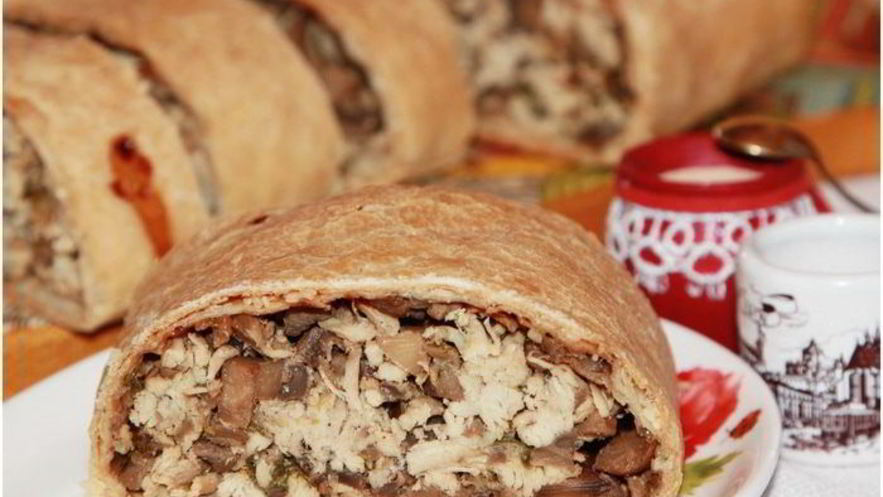 Рецепт несладкого штруделя