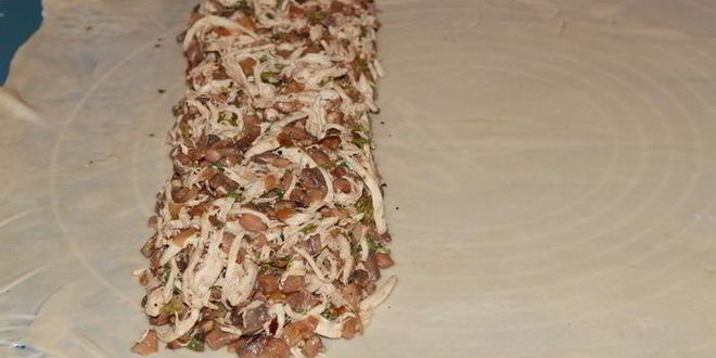 Рецепт несладкого штруделя