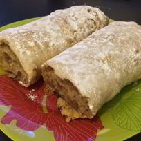 Рецепт Постного яблочного штруделя