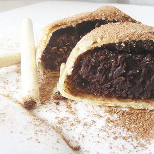 Рецепт Шоколадна-орехового штрудель