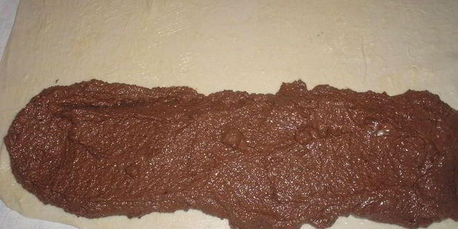 Рецепт шоколадна-орехового штрудель