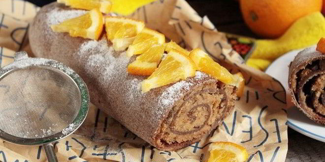 Рецепт штруделя бананово-апельсиновый