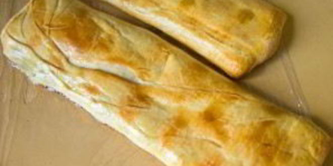 Рецепт штруделя из творожного теста с вишневой начинкой