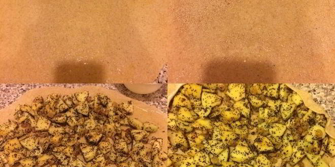 Рецепт штруделя с айвой, яблоками и маком