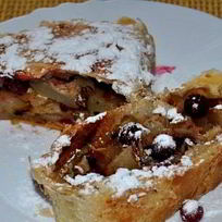 Рецепт Штруделя с грушей