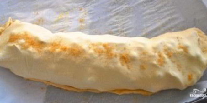 Рецепт штруделя с грушей