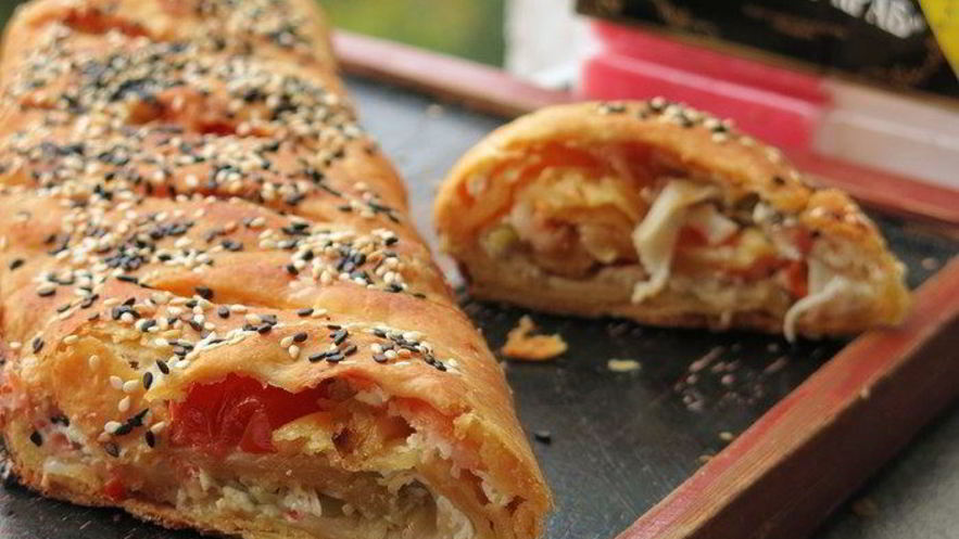 Рецепт штруделя с крабовыми палочками