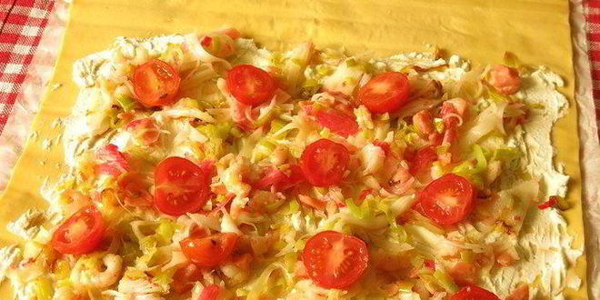 Рецепт штруделя с крабовыми палочками