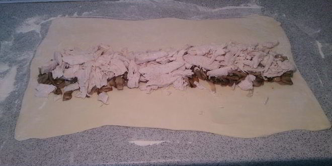 Рецепт штруделя с курицей