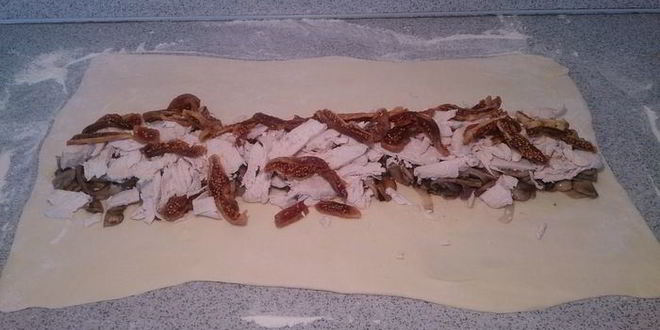 Рецепт штруделя с курицей