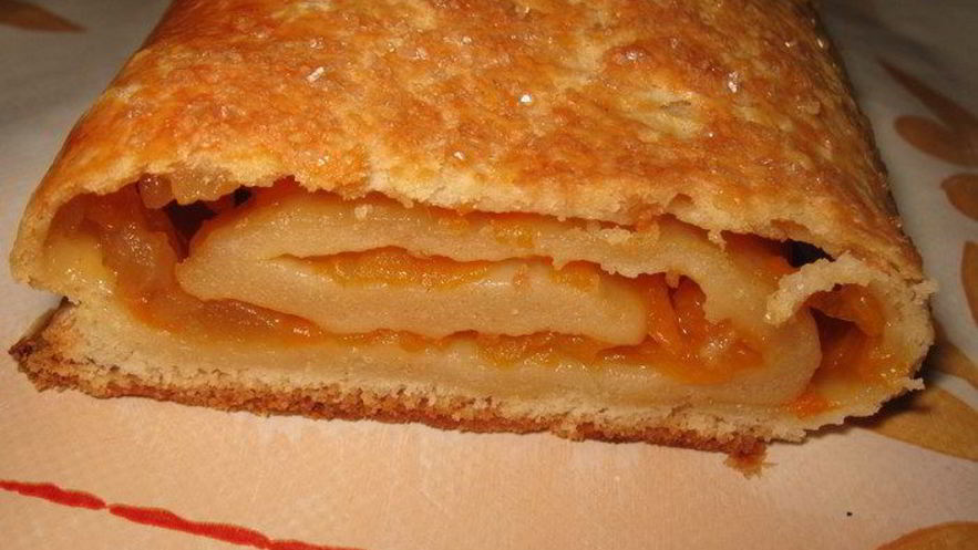 Рецепт штруделя с яблоком и тыквой