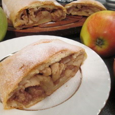 Рецепт Венского штруделя из творожного теста