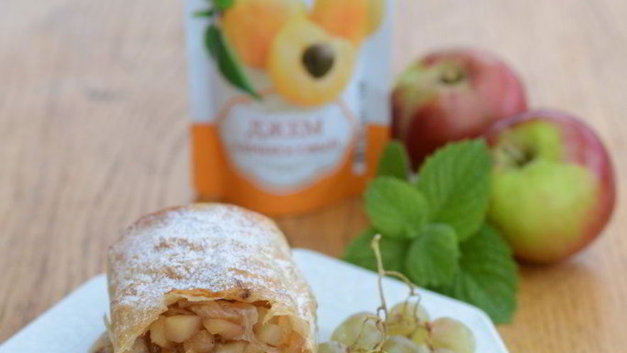 Рецепт яблочного штруделя из лаваша