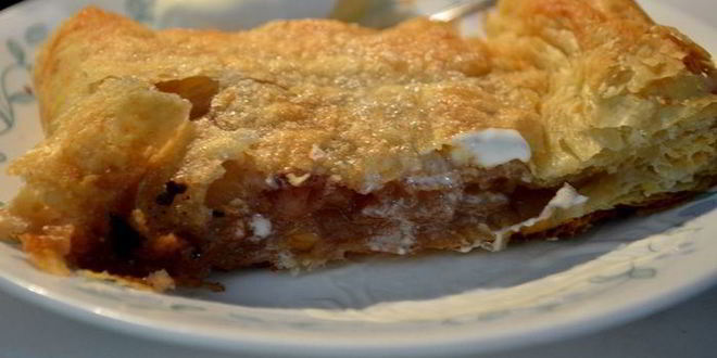 Рецепт яблочного штруделя с корицей