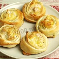 Рецепт Слоеных слоек с курицей