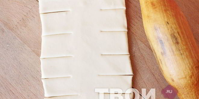 Рецепт слоеных слоек с ветчиной и сыром