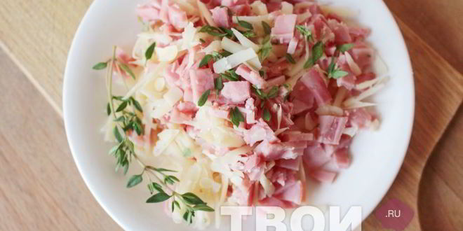 Рецепт слоеных слоек с ветчиной и сыром